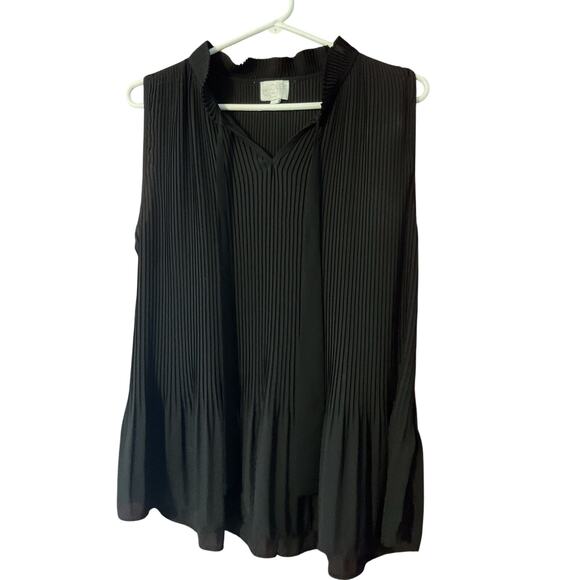 Violet & Claire Dressy Top Size Large Black - Picture 4 of 9